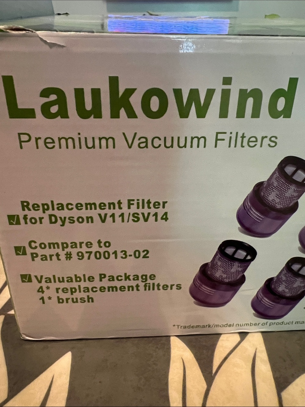 3 Laukowind Vacuum Replacement Filters Dyson V11/SV14 compare to part 970013-02